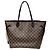 Borsa Tote Louis Vuitton Neverfull MM Marrone Damier ebene