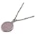 Hermès Collier Chaîne Medallion Quadrière HERMES Argent Argenté  - vue 1