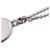 Hermès Collier Chaîne Medallion Quadrière HERMES Argent Argenté  - vue 3