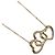 Tiffany & Co. Triple Heart Halskette aus 18K Gelbgold