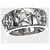 Chanel Three Symbols Bandring aus 18K Weißgold - Ansicht 4