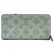 Zippy Louis Vuitton Mahina Blue Long Wallet Blau