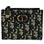Cartera de doble pliegue Christian Dior Dior Montaigne 30, Navy Azul marino