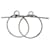 Hermès HERMES Loop MM Silver Stud Ohrringe Silber  - Ansicht 8