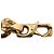Bracciale Charm Louis Vuitton LVXNBA in oro D'oro - vista 10