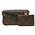 Louis Vuitton Felicie Strap & Go Monogram Canvas Large Marrone - vista 2