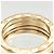Bulgari Anello Bvlgari B.zero1 3-Band in oro giallo 18K - vista 4