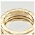 Bulgari Anello Bvlgari B.zero1 3-Band in oro giallo 18K - vista 5