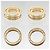 Bulgari Anello Bvlgari B.zero1 3-Band in oro giallo 18K - vista 8
