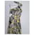 Coperni Vestido asimétrico estampado Negro Blanco Gris Amarillo - vista 2