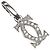 Colgante Charm 2C de Cartier en oro blanco de 18K