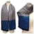 Hermès Stola reversibile in seta e angora Hermes Blu