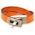 Kelly Hermès Hermes Leather Charm Bracelet in Orange  - view 1