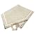 Set di foulard in seta avorio Chanel Crudo