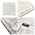 Set di foulard in seta avorio Chanel Crudo - vista 2
