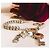 Iconico bracciale vintage DOLCE & GABBANA con cammeo, cristalli, perla, charms Argento Multicolore - vista 3