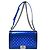 Chanel Boy Flap Trapuntato Vernice New Medium Blu