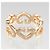 Anello Cartier C Heart in oro rosa 18K - vista 6