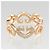 Anello Cartier C Heart in oro rosa 18K - vista 7