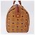 MCM Vicetos logogram boston 40 Marrone - vista 3