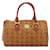 MCM Visetos logogramme Leather Marrone  - vista 1