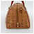 MCM Visetos logogramme Leather Marrone  - vista 3