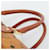 MCM Visetos logogramme Leather Marrone  - vista 7