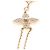 Louis Vuitton Color Blossom Lariat 18K Rose Gold con Nácar y Diamante Dorado - vista 7