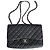 Timeless Borsa Chanel Classic Flap in pelle caviar nera JUMBO Nero