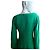 Autre Marque Clips Smaragdgrünes Kleid mit Cape-Ärmeln - Ansicht 4