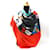 Sciarpa grande in cotone Chanel multicolore Rosso - vista 4