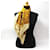 Sciarpa in seta Chanel Beige Giallo  - vista 4