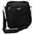 Borsa a tracolla in nylon Prada Nero Bianco - vista 2