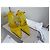 Jimmy Choo Traci 90 Décolleté Gialle Mesh e Pelle Giallo - vista 12