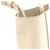 Céline Borsa Celine Vertical Cabas Small 2-Way Nero Bianco  - vista 12