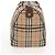 Borsa Boston Burberrys Nova Check in tela beige e oro Auth 192209 D'oro - vista 7