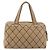 Bolsa CHANEL Wild Stitch em couro Perfo Bege Ouro CC Auth mr2706 Dourado - vista 3