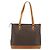 Céline Borsa Tote CELINE Macadam in PVC e pelle marrone con finiture dorate Auth ep15259 - vista 3