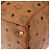 Borsa Boston MCM Logogram Vicetos in PVC e pelle Marrone Oro Auth 193130 D'oro - vista 13