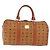 Borsa Boston MCM Logogram Vicetos in PVC e pelle Marrone Oro Auth 193130 D'oro - vista 2