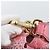 Borsa a tracolla FENDI Flower Mamma Baguette in vernice 2way Rosa 8BR600 Auth yk20690SAM - vista 16