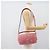 Borsa a tracolla FENDI Flower Mamma Baguette in vernice 2way Rosa 8BR600 Auth yk20690SAM - vista 22