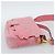 Borsa a tracolla FENDI Flower Mamma Baguette in vernice 2way Rosa 8BR600 Auth yk20690SAM - vista 5