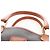 Céline Borsa CELINE Macadam Canvas PVC Pelle Marrone Oro Auth 191820V D'oro - vista 8