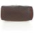 Céline Borsa CELINE Macadam Canvas PVC Pelle Marrone Oro Auth 191820V D'oro - vista 9