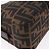 FENDI Zucca Canvas Mamma Baguette Shoulder Bag Black Brown Auth am12180V Marrone Nero - vista 10