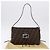 FENDI Zucca Canvas Mamma Baguette Shoulder Bag Black Brown Auth am12180V Marrone Nero - vista 27