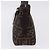 FENDI Zucca Canvas Mamma Baguette Shoulder Bag Black Brown Auth am12180V Marrone Nero - vista 4