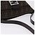 FENDI Zucca Canvas Mamma Baguette Shoulder Bag Black Brown Auth am12180V Marrone Nero - vista 6