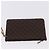 Céline Borsa a Spalla CELINE Macadam Canvas PVC Pelle Marrone Oro Auth 193065 D'oro - vista 22